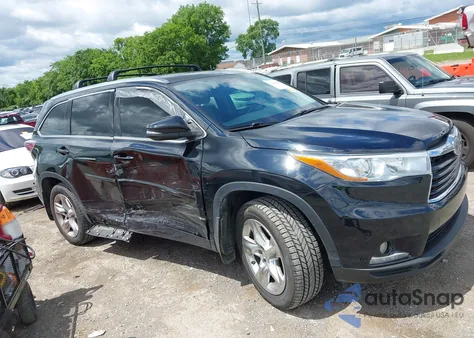 2015 Toyota Highlander Limited Platinum V6 z USA, uszkodzony, nr VIN 5TDDKRFH2FS170489